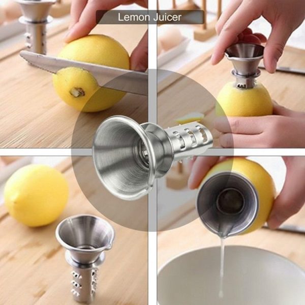 Stainless Steel Fruit Manual Squeezer Household Thick Lemon Juicer - Image 6