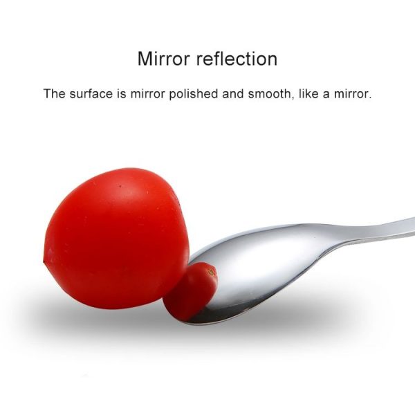 Multicolor Stainless Steel Butterfly Coffee Spoon Fruit Cold Drink Ice Cream Dessert Tea Spoon, Color: Gold - Image 4