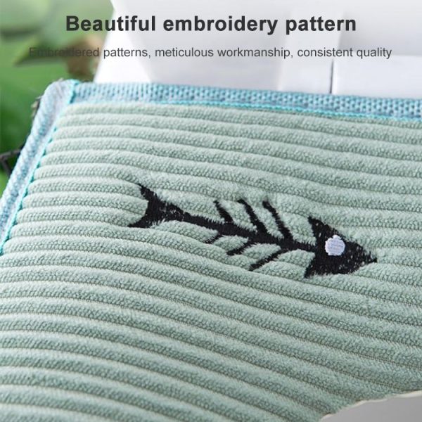 Washable Bathroom Toilet Seat Cover Warmer Soft Cushion Pad Closestool Lid Mat Household Products (Green) - Image 6
