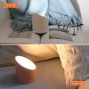 Simple Home Creative Multi-function Charging Stepless Dimming Alarm Clock Night Light (Gray) - Image 11
