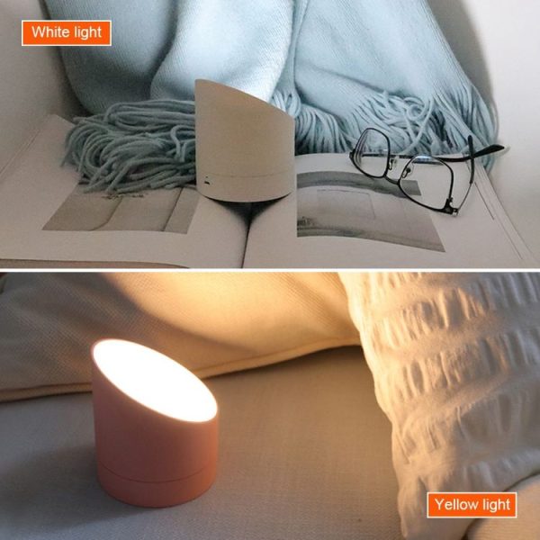 Simple Home Creative Multi-function Charging Stepless Dimming Alarm Clock Night Light (Gray) - Image 11