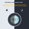 Simple Home Creative Multi-function Charging Stepless Dimming Alarm Clock Night Light (Gray) - Image 8