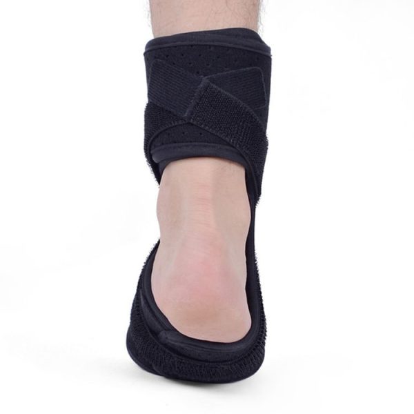 JM03539 2 in 1 Plantar Fasciitis Splint Sprain Memory Cotton Aluminum Strip Splint Protective Gear + Massage Ball Set (Black) - Image 4