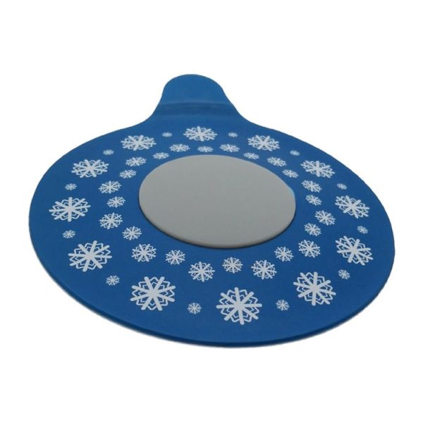 Sewer Floor Drain Pool Plug Silicone Waterproof Bathtub Plug (Snowflake) - Image 2