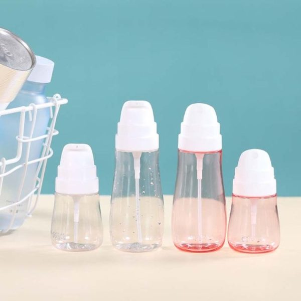 50ml Alcohol Sprayer Disinfection Bottle Press-type Portable Travel Emulsion Cosmetics Sub-bottle Spray Bottle (White) - Image 2