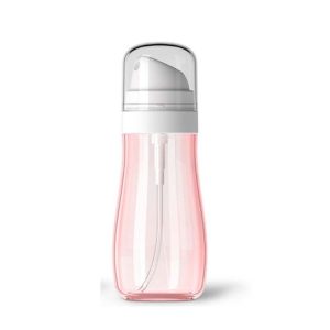 100ml Alcohol Sprayer Disinfection Bottle Press-type Portable Travel Emulsion Cosmetics Sub-bottle Spray Bottle (Pink)