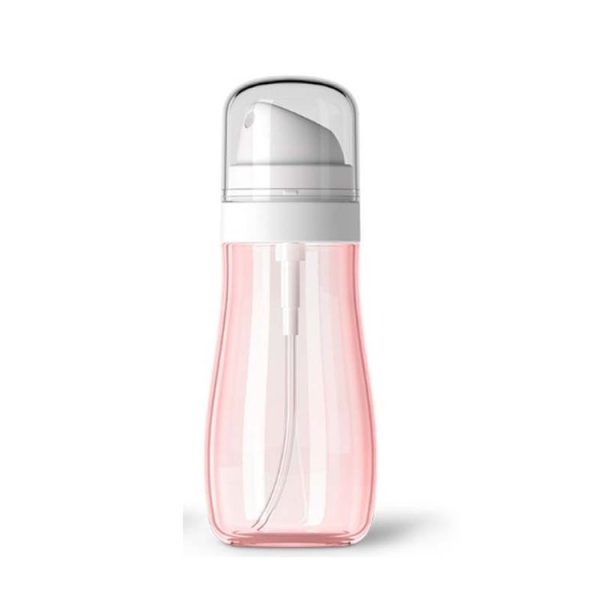 100ml Alcohol Sprayer Disinfection Bottle Press-type Portable Travel Emulsion Cosmetics Sub-bottle Spray Bottle (Pink)