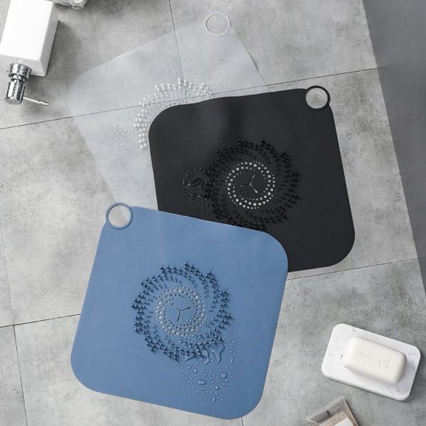 Household Sewer Deodorant Cover Sealing Plug Silicone Toilet Floor Drain Deodorant (Transparent White) - Image 2