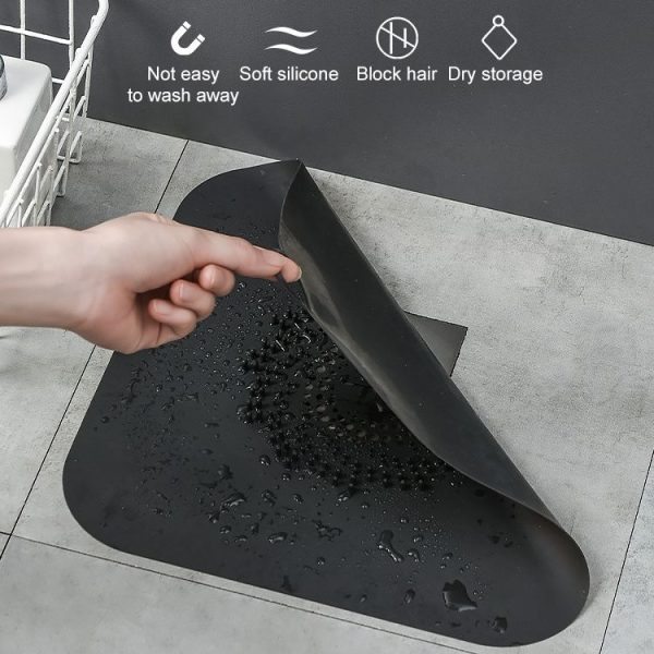 Household Sewer Deodorant Cover Sealing Plug Silicone Toilet Floor Drain Deodorant (Transparent White) - Image 4