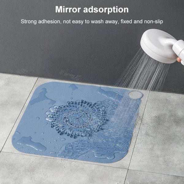 Household Sewer Deodorant Cover Sealing Plug Silicone Toilet Floor Drain Deodorant (Transparent White) - Image 5