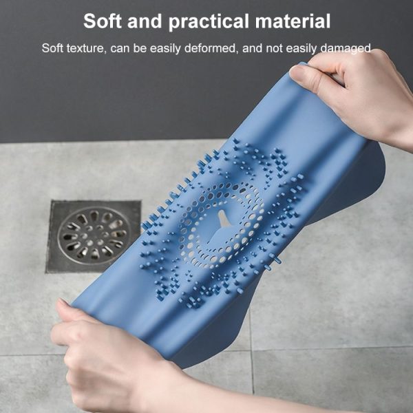 Household Sewer Deodorant Cover Sealing Plug Silicone Toilet Floor Drain Deodorant (Transparent White) - Image 6