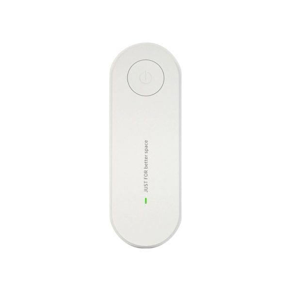Mini Anion Air Purifier Smoke PM2.5 Remove Toilet Kitchen Air Purifier, Plug Type: EU Plug (White) - Image 2