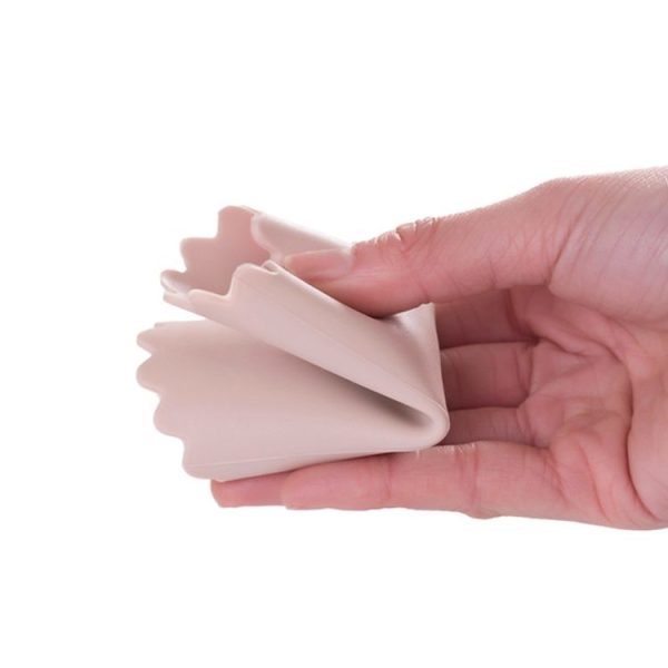 Household Garlic Peeling Tool Manual Thickening Silicone Peeling Tool Portable Garlic Peeling Device (Lotus Pink) - Image 3