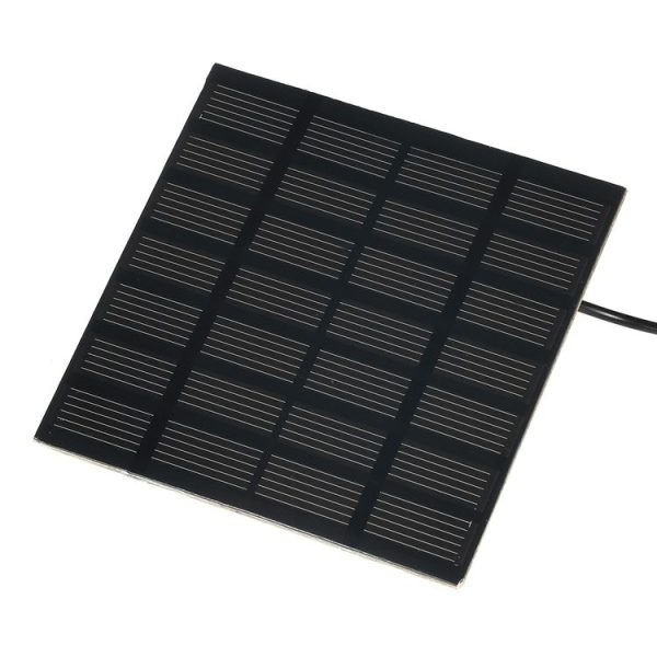 Garden Rockery Decoration Solar Fountain DC Water Pump Suspension Sprinkler (Black) - Image 4