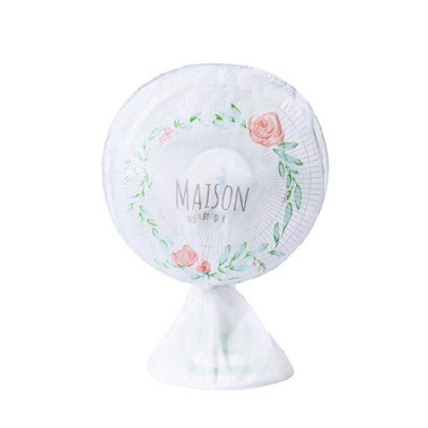 Basedidea Electric Fan Dust Proof Waterproof Cover Children Safety (Flower)