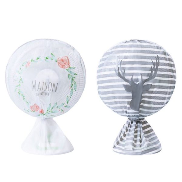 Basedidea Electric Fan Dust Proof Waterproof Cover Children Safety (Flower) - Image 4