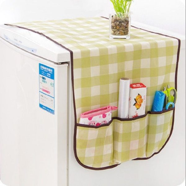Multi Purpose Dustproof Refrigerator Storage cover household items (Lattice) - Image 2