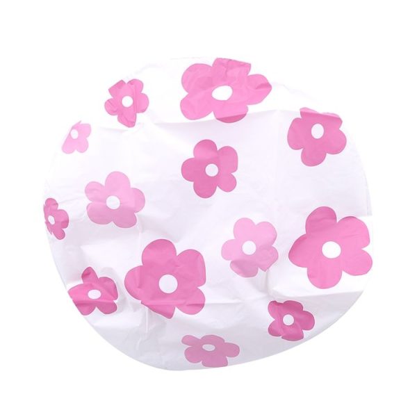 2 PCS All Inclusive Flower Desktop Floor Standing Electric Fan Dustproof Round Protective Cover (Pink Flower) - Image 2