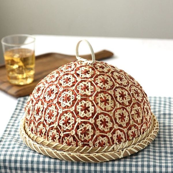Creative Handmade Bamboo Home Table Food Cover Dome, Size: Small 30cm - Image 2