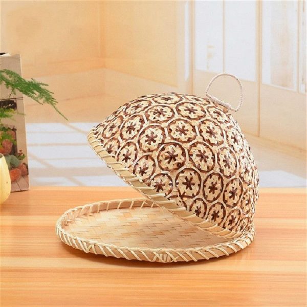 Creative Handmade Bamboo Home Table Food Cover Dome, Size: Small 30cm - Image 3