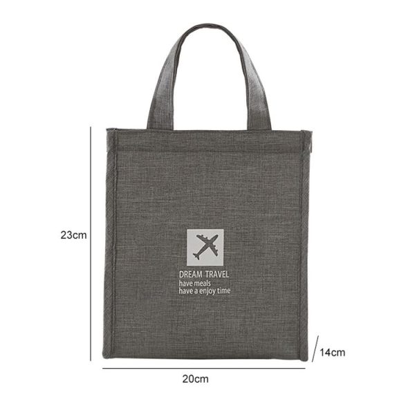 Portable Lunch Picnic Portable Food Insulation Storage Bag, Size: S 20x23x14cm (Lake Blue) - Image 2