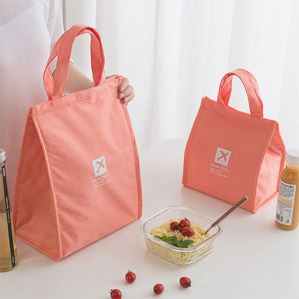 Portable Lunch Picnic Portable Food Insulation Storage Bag, Size: S 20x23x14cm (Lake Blue) - Image 6