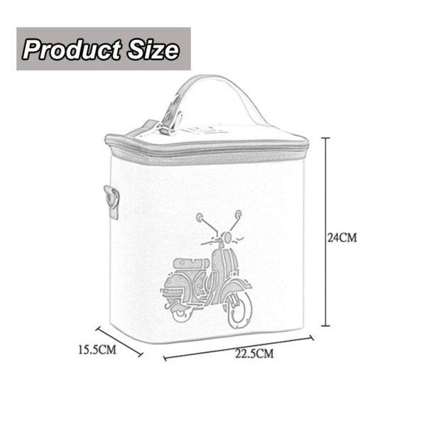 Cartoon Pattern Portable Refrigerated Insulated Food Picnic Lunch Bag - Image 6