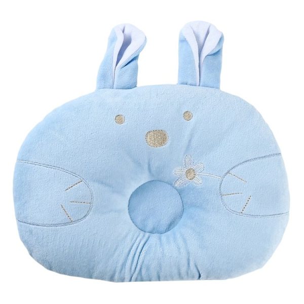Cotton Breathable Newborn Infant Head Protection Cushions (Blue) - Image 2
