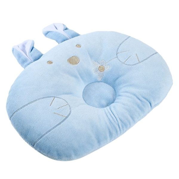Cotton Breathable Newborn Infant Head Protection Cushions (Blue) - Image 4