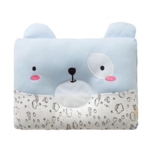Cartoon Newborn Anti-Heading Pillow (Blue)