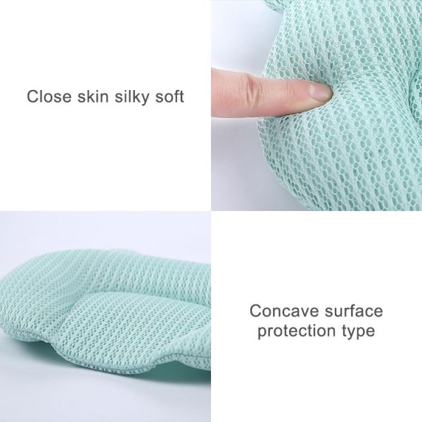 Baby Pillow Breathable U-shaped Shaping Latex Pillow (Green) - Image 3