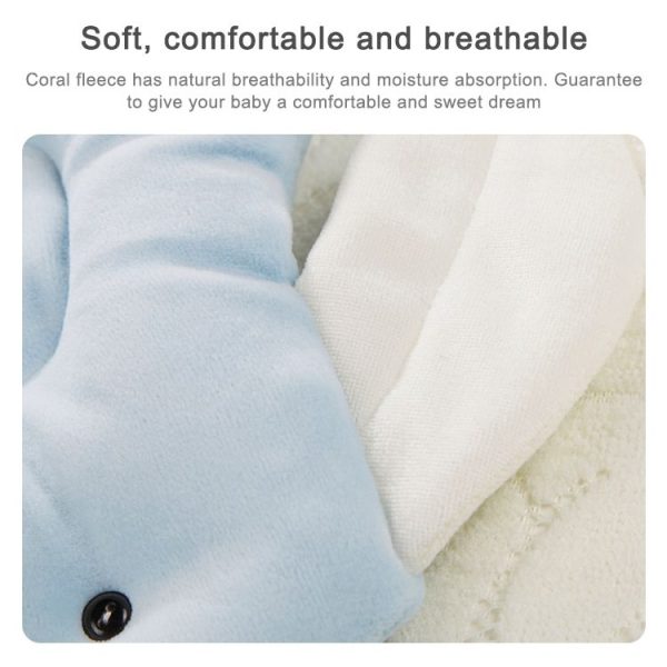 Rabbit Shape Baby Pillow (Blue) - Image 3