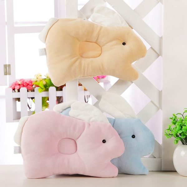 Rabbit Shape Baby Pillow (Blue) - Image 5