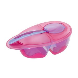 Baby Fashion Food Bowl Set (Rose Red)
