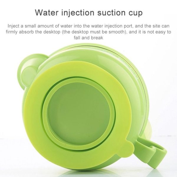 Children Stainless Steel Water Suction Cup Bowl (Orange) - Image 6