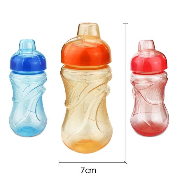 3 PCS Portable Baby Cup PP Baby Duckbill Cup (Blue) - Image 3