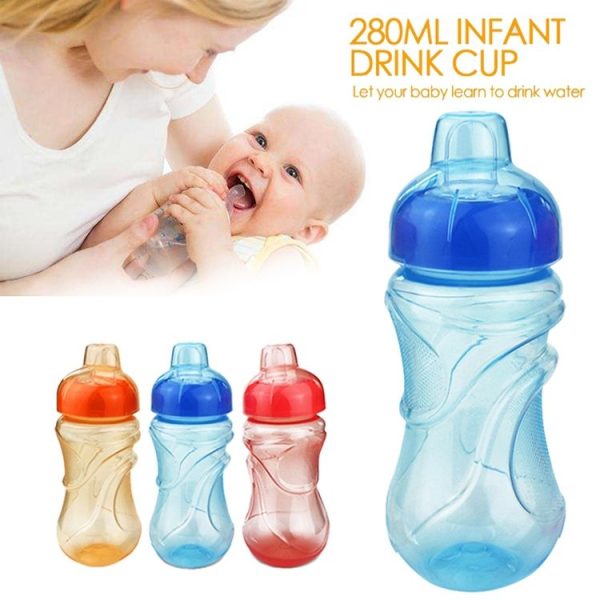 3 PCS Portable Baby Cup PP Baby Duckbill Cup (Blue) - Image 7