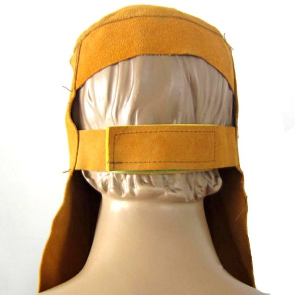 Lightweight Cowhide Electric Welding Protective Mask Work Helmet Full Protective Cap - Image 4