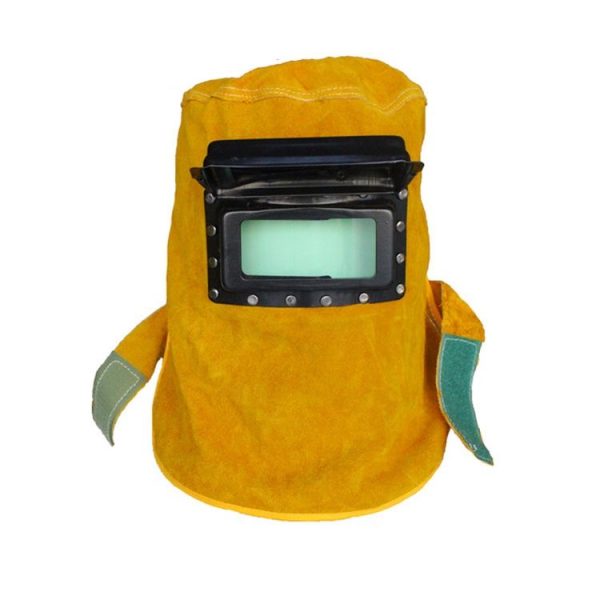 Lightweight Cowhide Electric Welding Protective Mask Work Helmet Full Protective Cap - Image 8
