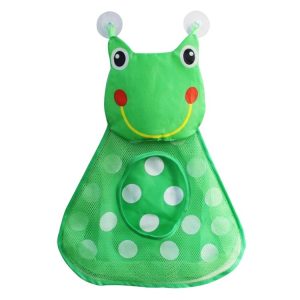 Baby Shower Toys Storage Organizer Kids Toy Storage Mesh Set For Bathroom (Frog)