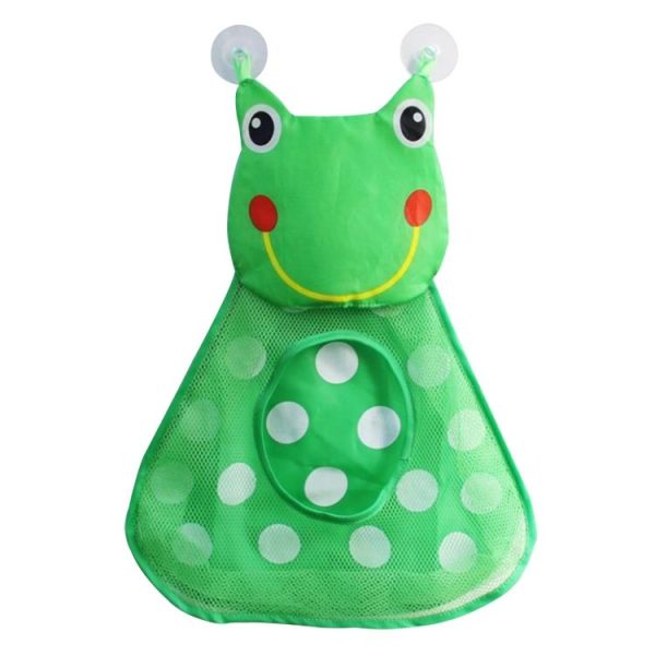 Baby Shower Toys Storage Organizer Kids Toy Storage Mesh Set For Bathroom (Frog)