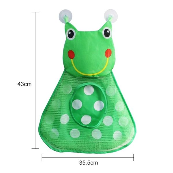 Baby Shower Toys Storage Organizer Kids Toy Storage Mesh Set For Bathroom (Frog) - Image 2