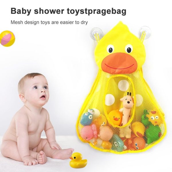Baby Shower Toys Storage Organizer Kids Toy Storage Mesh Set For Bathroom (Frog) - Image 3