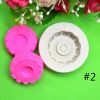 2 PCS DIY Tires Shape Sugar Craft Cake Silicone Mold Fondant Baking Decorating Tools Random Color Delivery, Size: Size 2 - Image 2