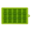 15 Grids DIY Big Ice Cube Mold Square Shape Silicone Ice Tray Fruit Ice Cream Maker (Green) - Image 2