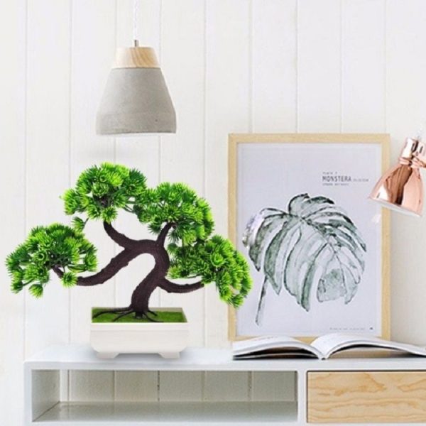 Simulation Welcome Pine Home Decoration Desktop Decoration (Green) - Image 4