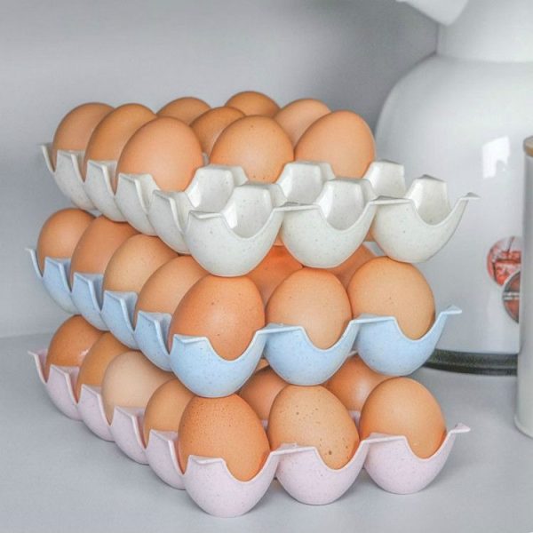 Plastic Storage Box Egg Rack (Blue) - Image 5