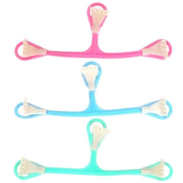 3 PCS Plastic Three-hook Small Claw Baby Diaper BuckleRandom Color Delivery - Image 4