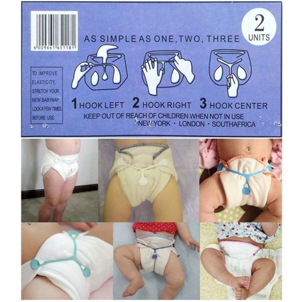 3 PCS Plastic Three-hook Small Claw Baby Diaper BuckleRandom Color Delivery - Image 5