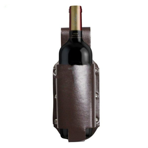 Outdoor Hanging Waist Cans Beverage Beer Bottle Holster (Brown) - Image 5